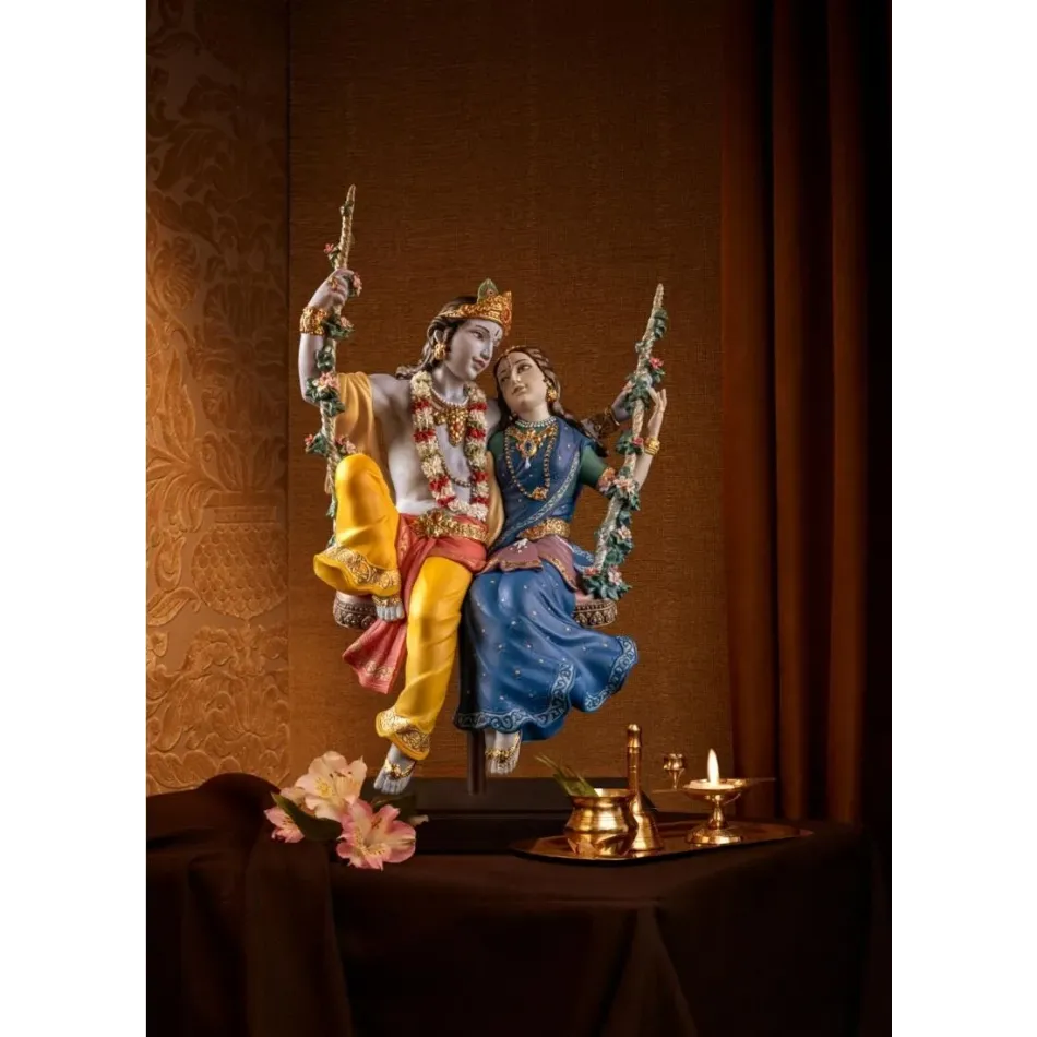 Radha Krishna On A Swing (Special Order)