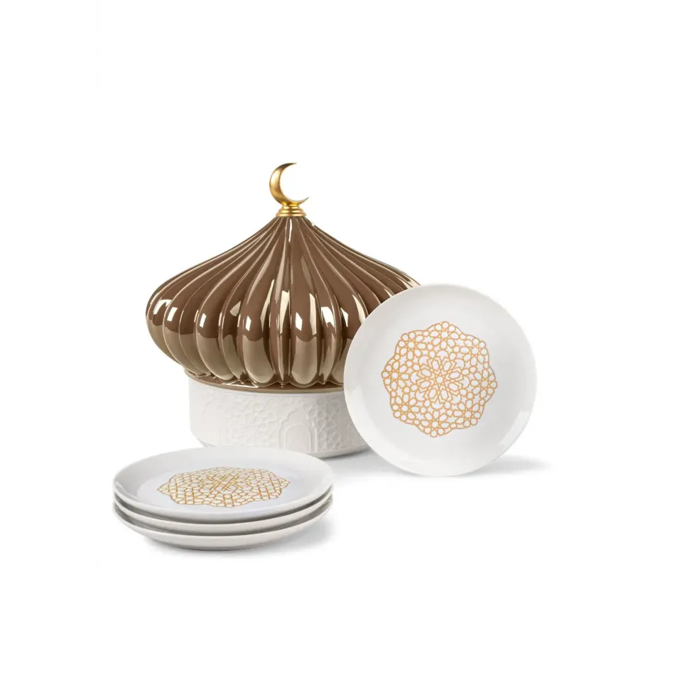 Majestic Nights Brown Box with Plates