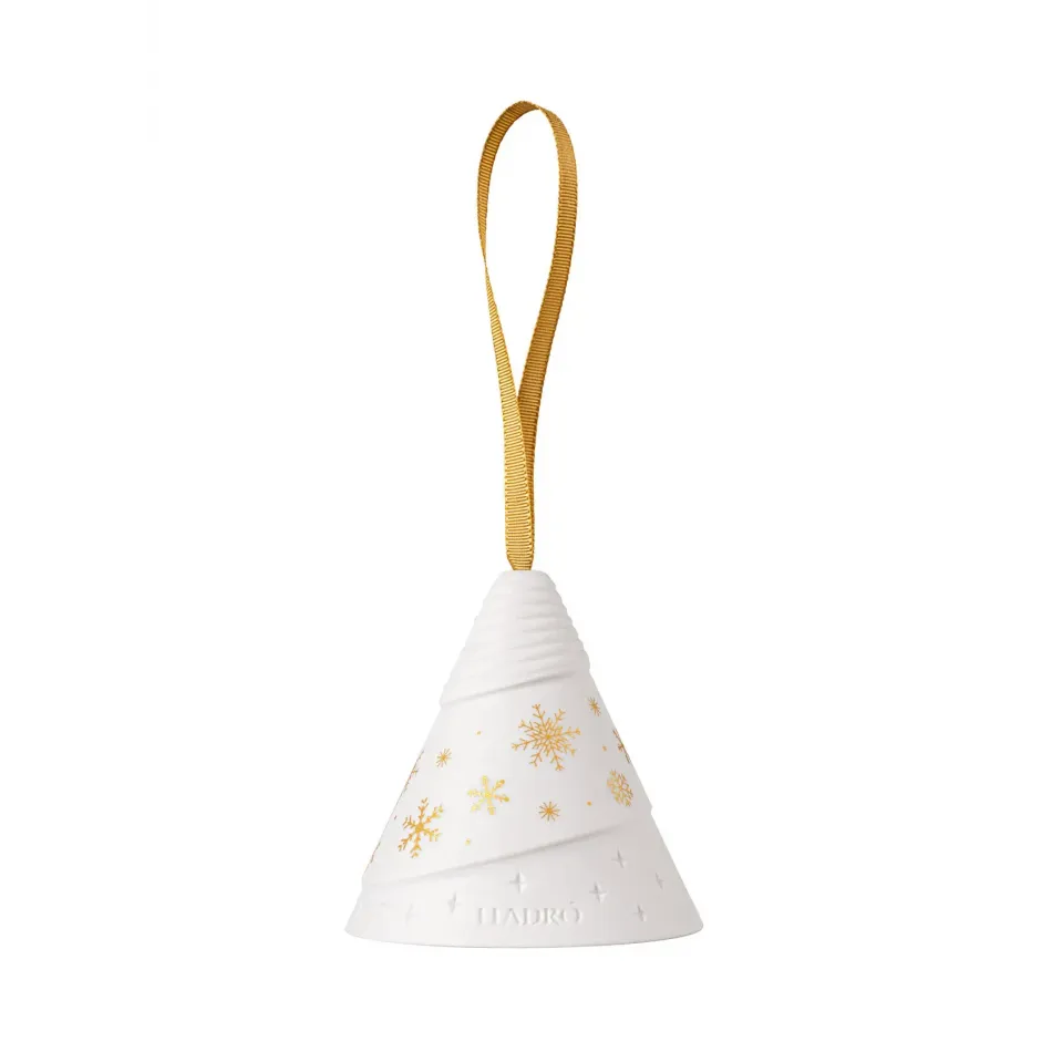 Porcelain Happy Holidays Christmas Tree Ornament