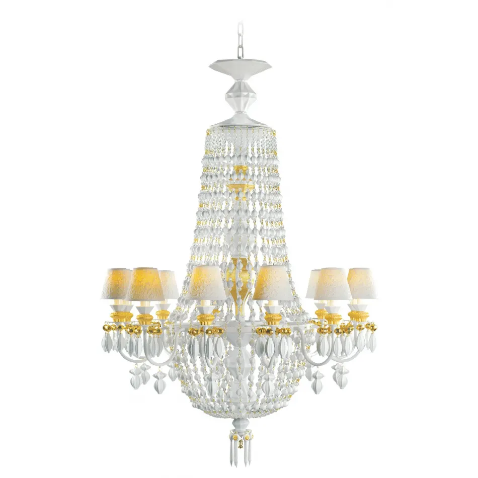 Winter Palace Golden Luster 12 Lights Chandelier (Special Order)