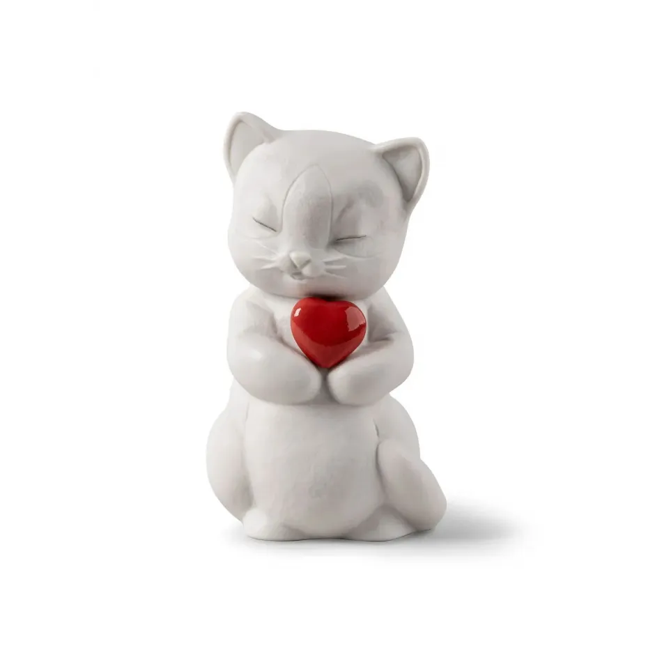 Whiskers - Playful Kitten Figurine