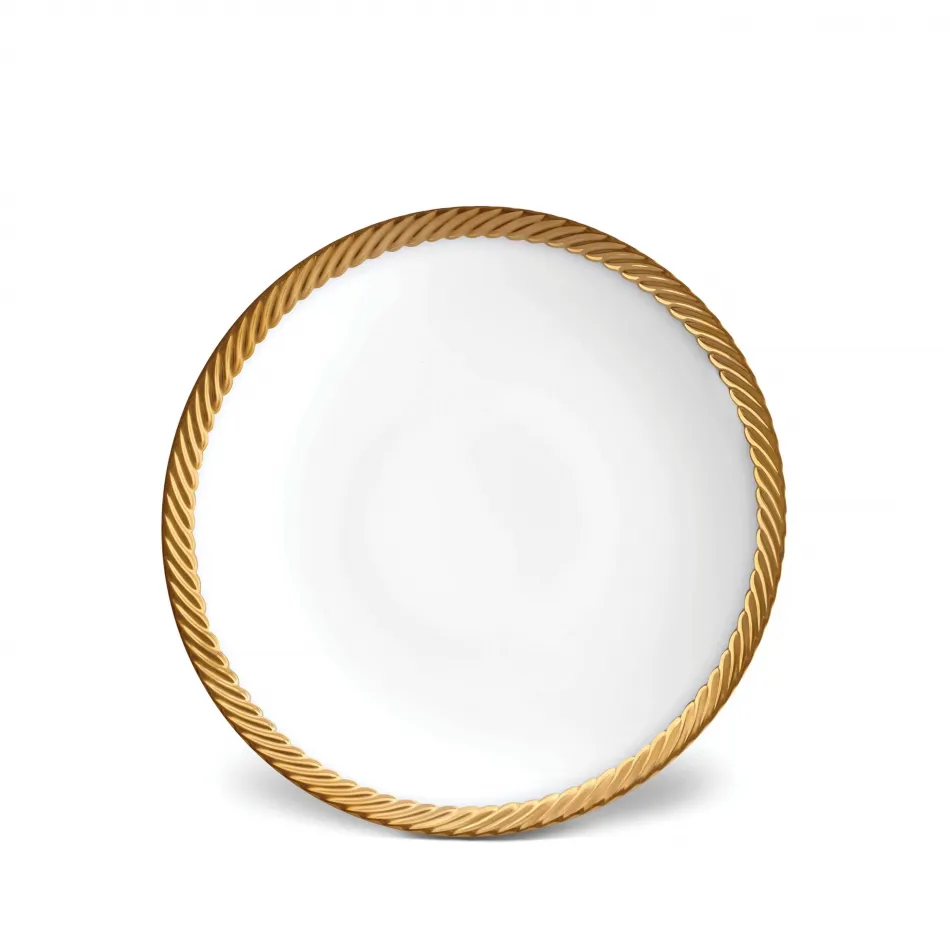 Corde Gold Soup Plate 9"