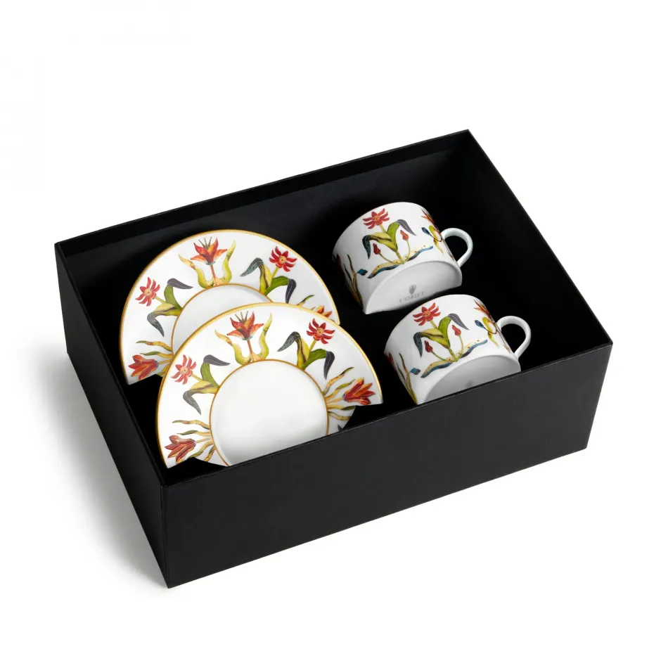 Grand Tour Tea Cup + Saucer (Set of 2)