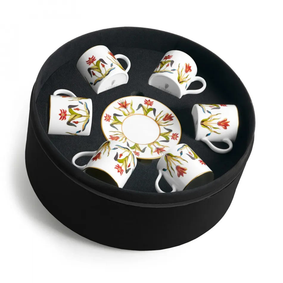 Grand Tour Espresso Cup + Saucer (Set of 6)