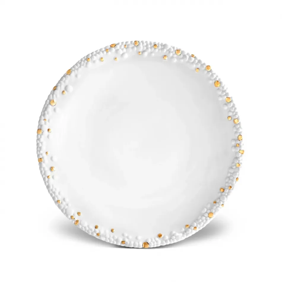 Hass Mojave White + Gold Dinner Plate 10.5" - 27cm