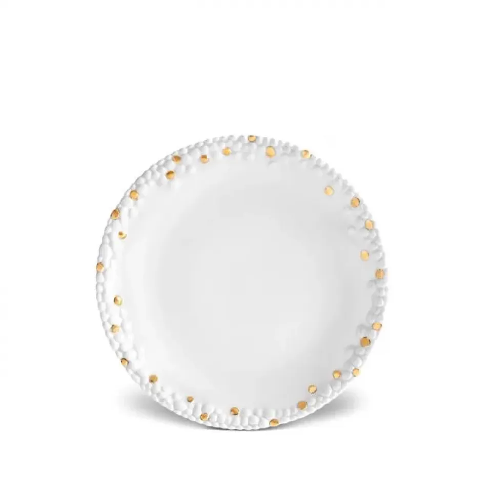 Hass Mojave White + Gold Bread + Butter Plate 6.75" - 17cm