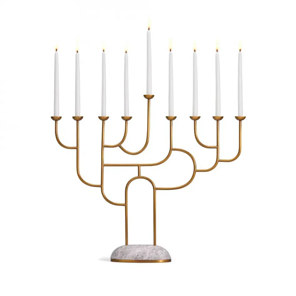 Rova Menorah 15 x 2.5 x 13” - 38 x 6 x 33cm