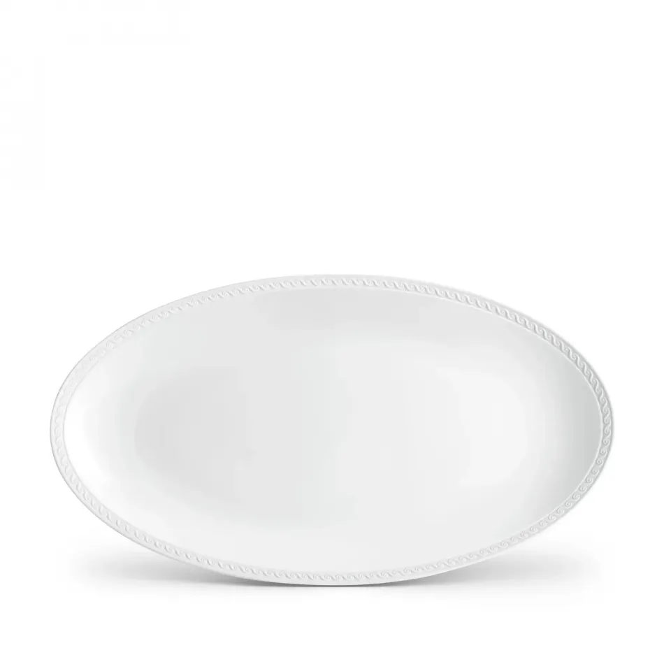 Neptune White Oval Platter Large 21 x 12" - 53 x 30cm