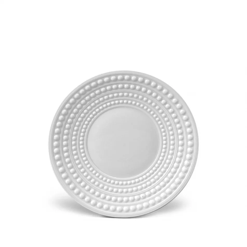 Perlee White Saucer 6.5"