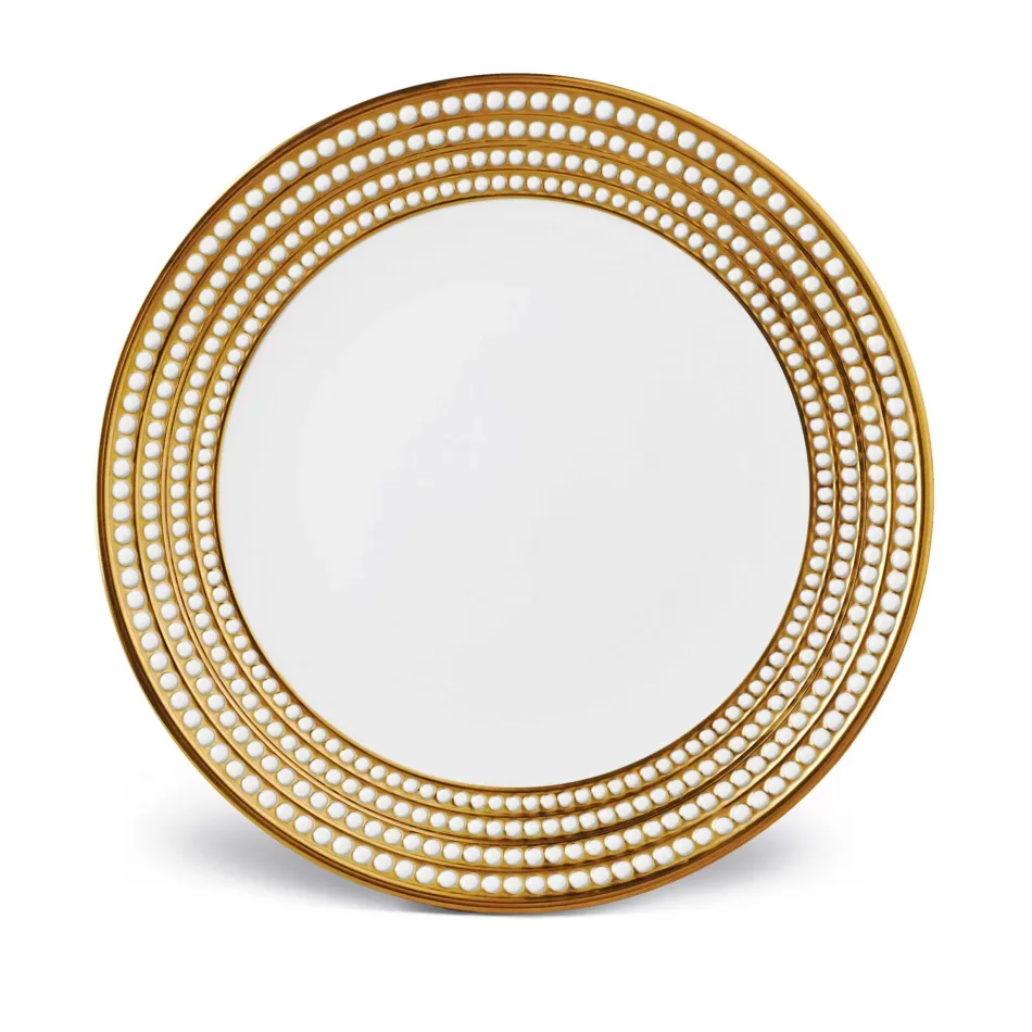 Perlee Gold Rd Platter 14"