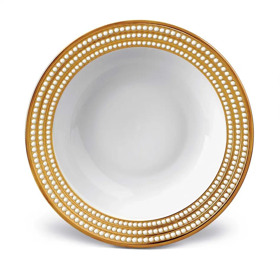 Perlee Gold Rimmed Serving Bowl 14.5"/2qt