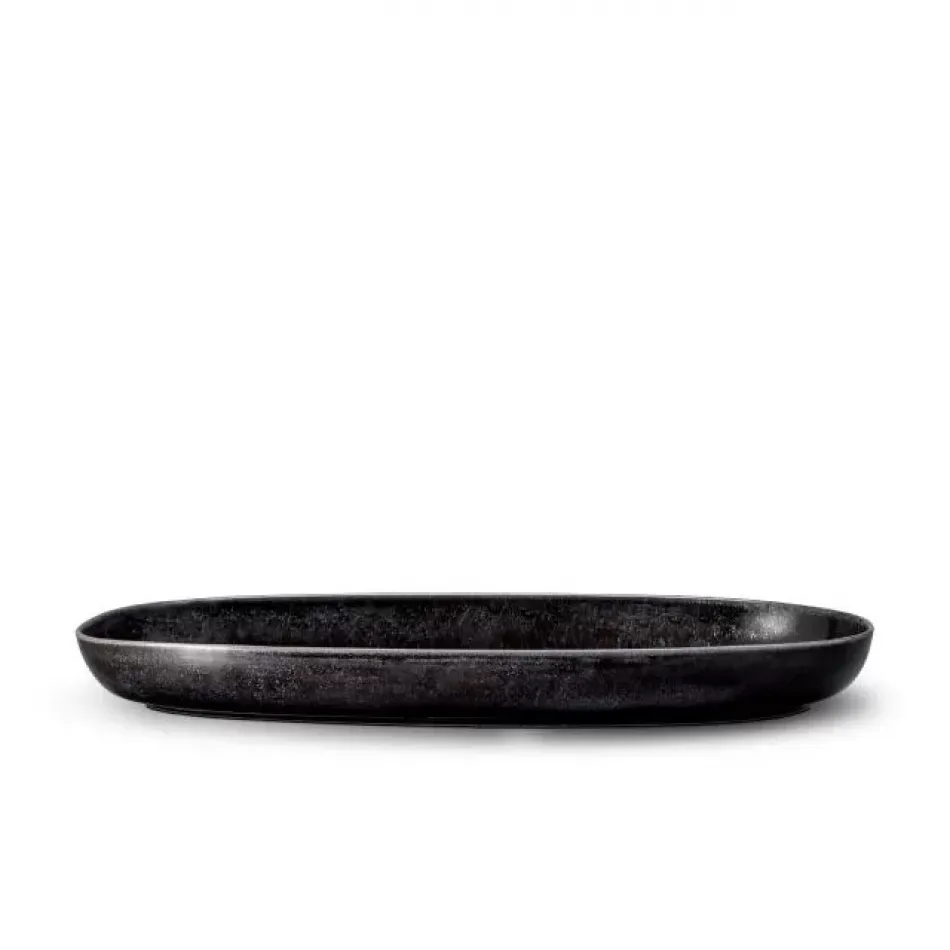 Terra Iron Oval Platter Medium 16 x 7.5 x 2"