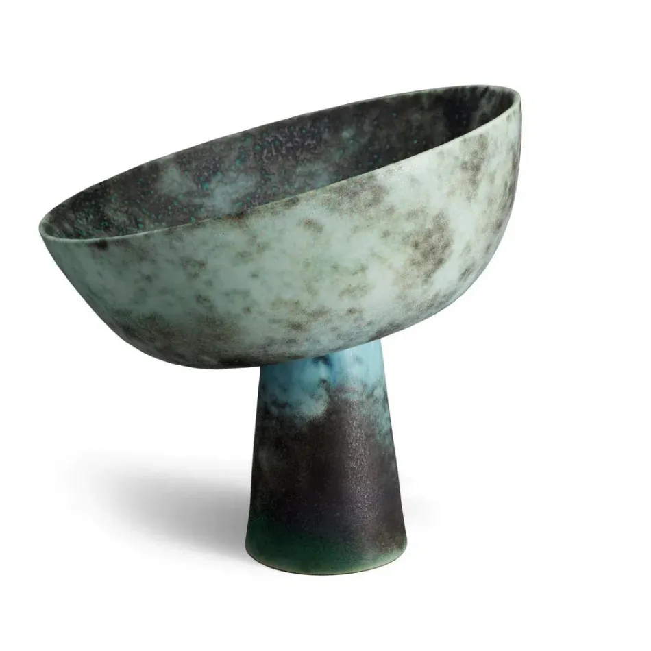 Terra Bowl on Stand Bronze Medium 12 x 11.25" - 30 x 29cm
