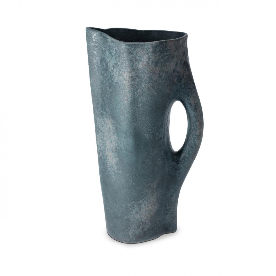 Timna Pitcher Aged Iron 6 x 4.5 x 12" - 15 x 11 x 30cm/64oz - 2L