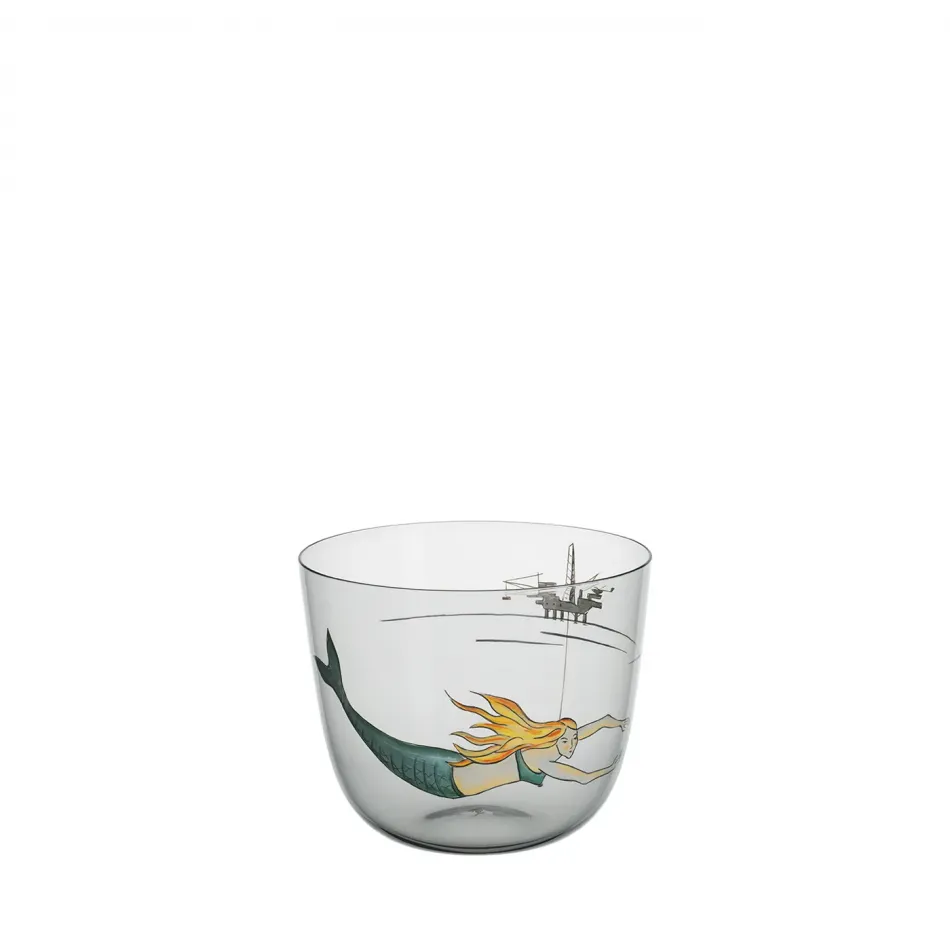 TS267GM Water Tumbler Grey High Seas Oil Rig