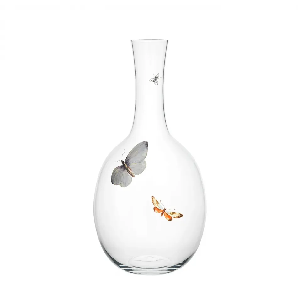 Drinking Set Number 279 - Balloon TS279GM Decanter large painted butterflies B