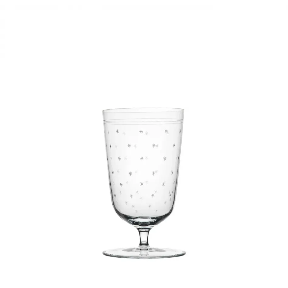 Drinking Set Number 4 TS4ROS Water glass on stem „Rothschild stars“