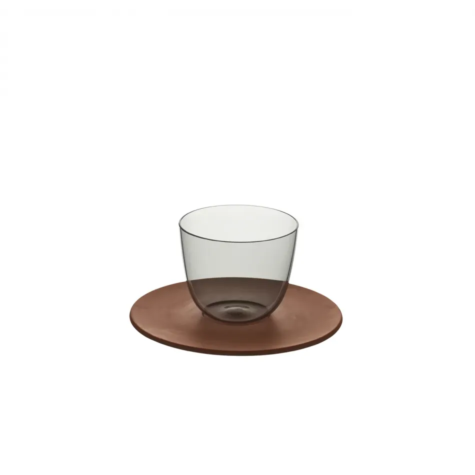 Espresso-Set Lobmeyr X Meissen Grey