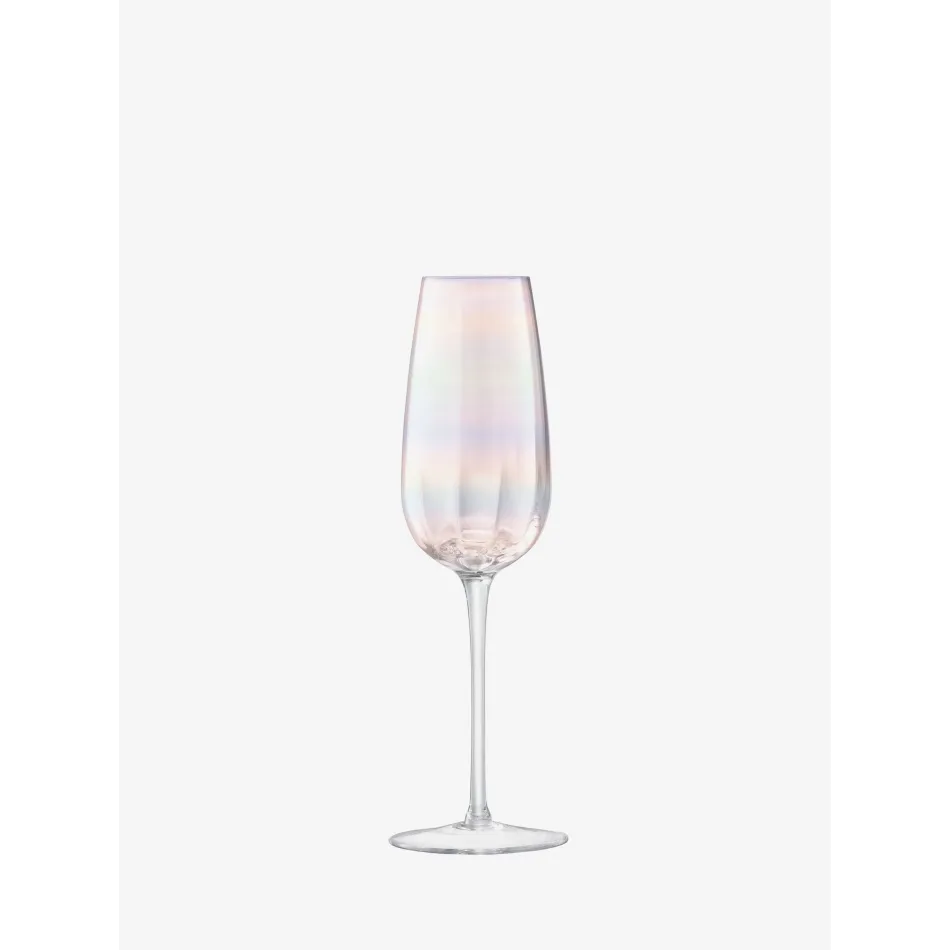 Pearl Champagne Flute 8 oz Mother of Pearl, Set of 2