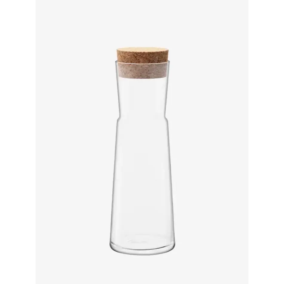 Gio Clear Carafe & Cork Stopper 44 oz