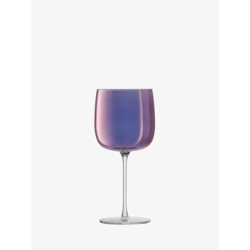 Aurora Wine Glass 15 oz Polar Violet, Set of 4