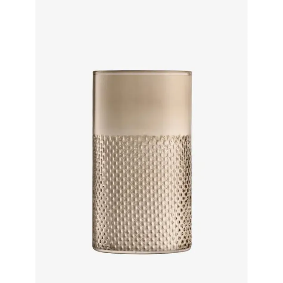 Wicker Vase/Lantern Height 9.75 in Taupe