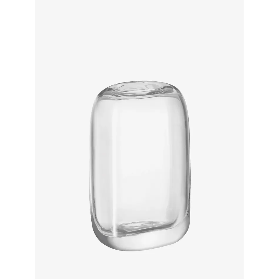 Melt Vase Height 9.5 in Clear