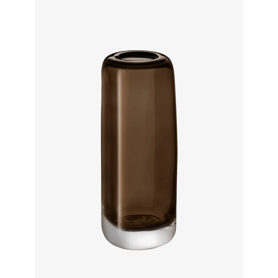 Melt Vase Height 13.5 in Mushroom Brown