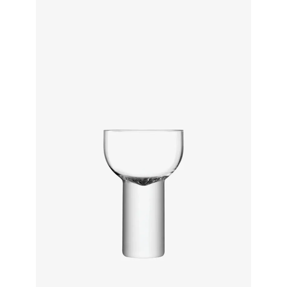 Boris Nick & Nora Glass 6 oz Clear, Set of 2