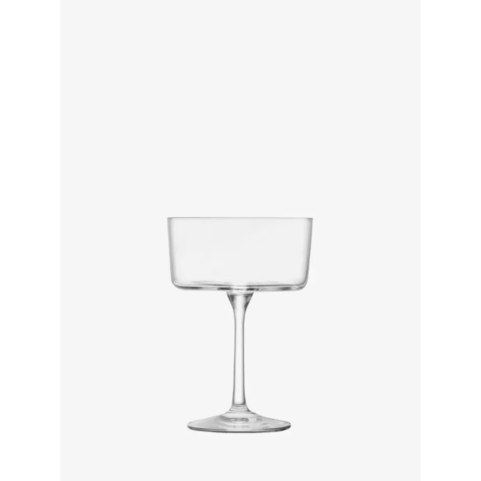 Gio Champagne/Cocktail Glass 8 oz Clear, Set of 4