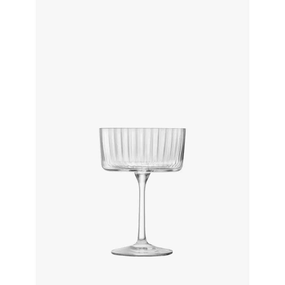 Gio Line Champagne/Cocktail Glass 8 oz Clear, Set of 4