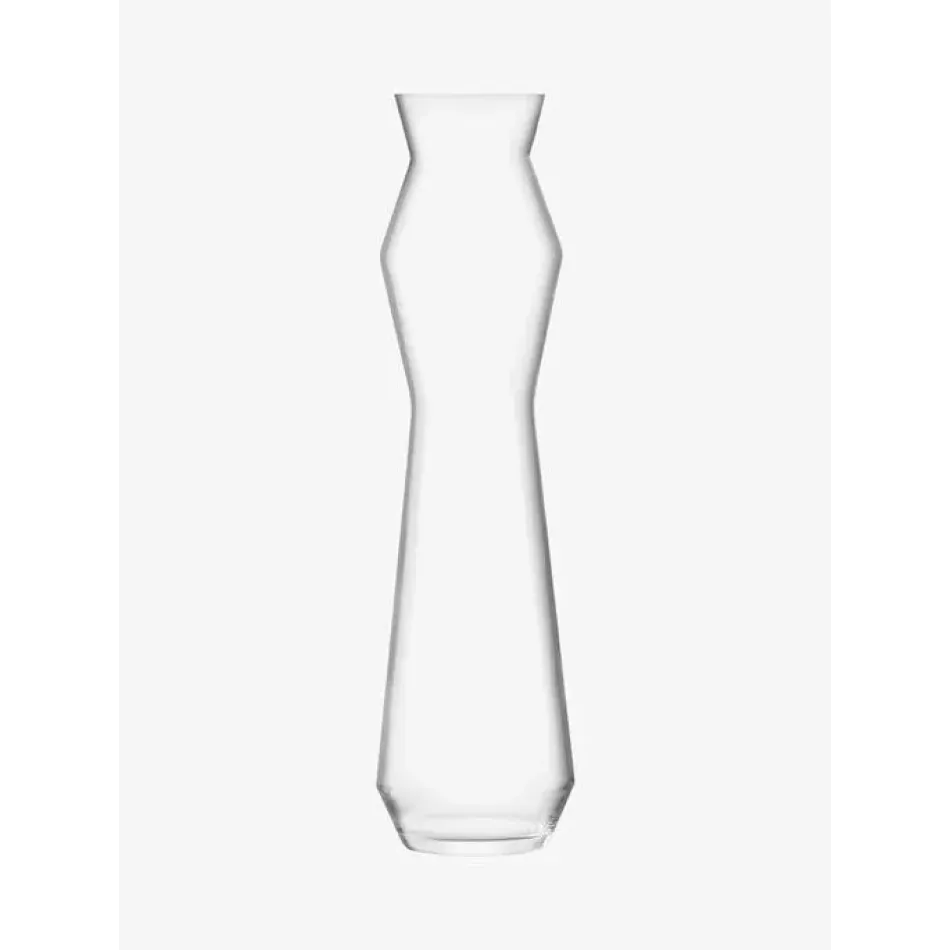 Sculpt Vase Height 39.25 in Clear