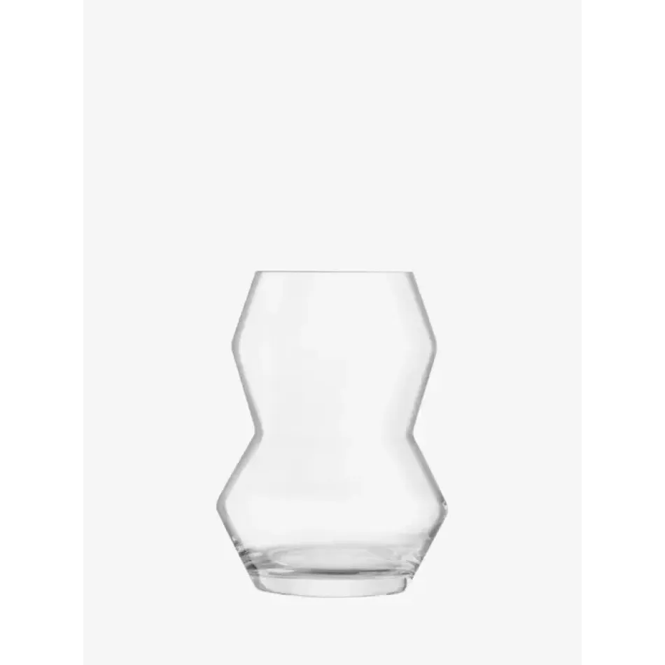 Sculpt Clear Vase H6.25in