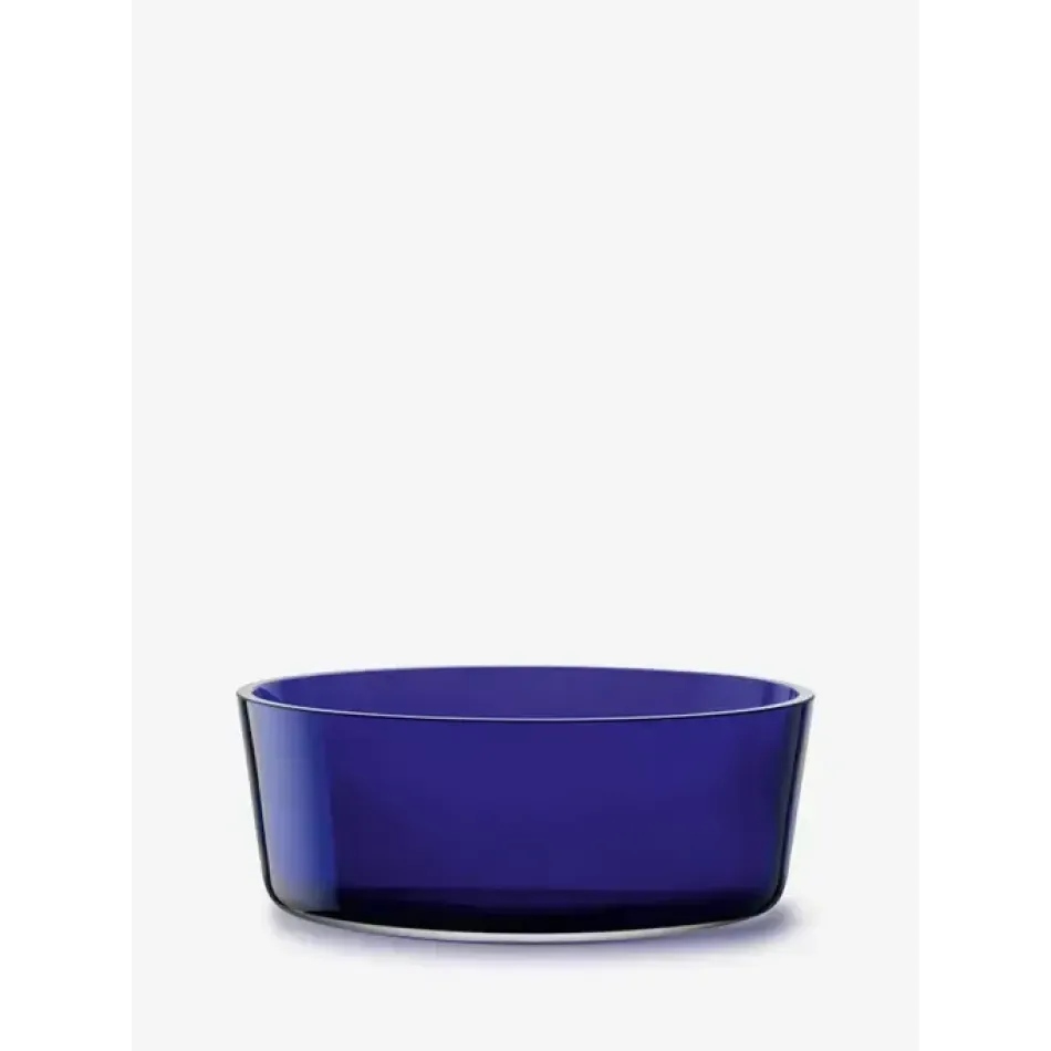 Collective Cobalt Glass Bowl Round 11.75in/H4in