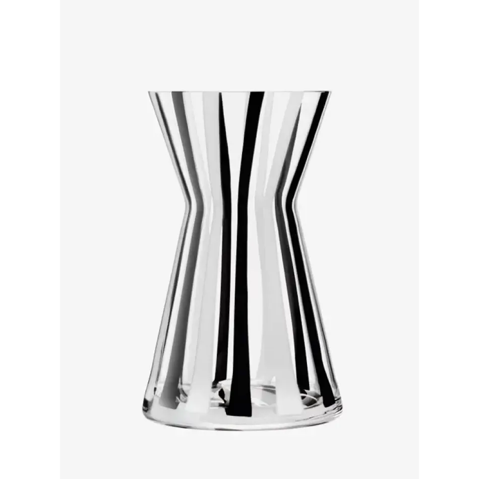 Stripe Black/White Vase