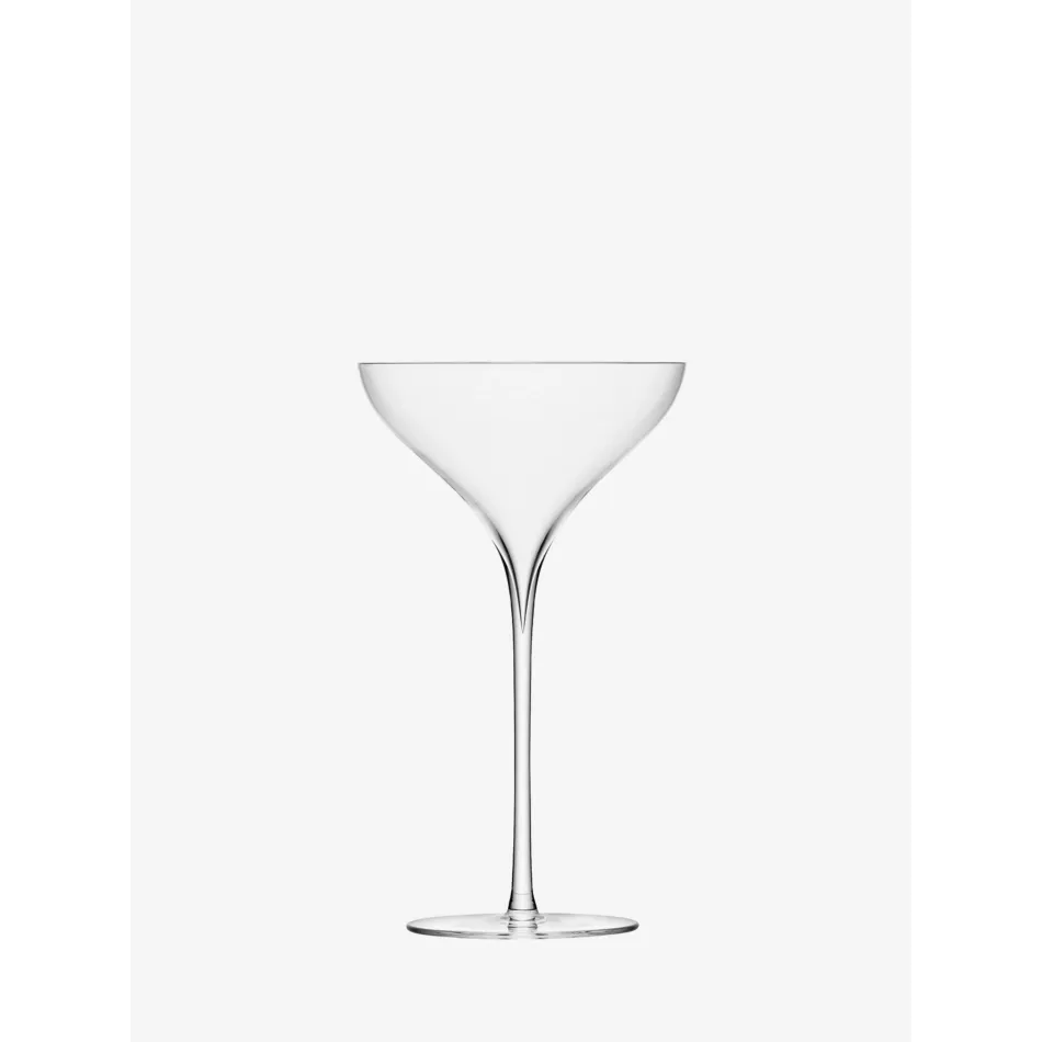 Savoy Champagne Saucer 8 oz Clear, Set of 2