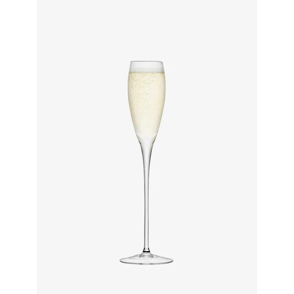 Wine Champagne Flute 5 oz Clear, Set of 2