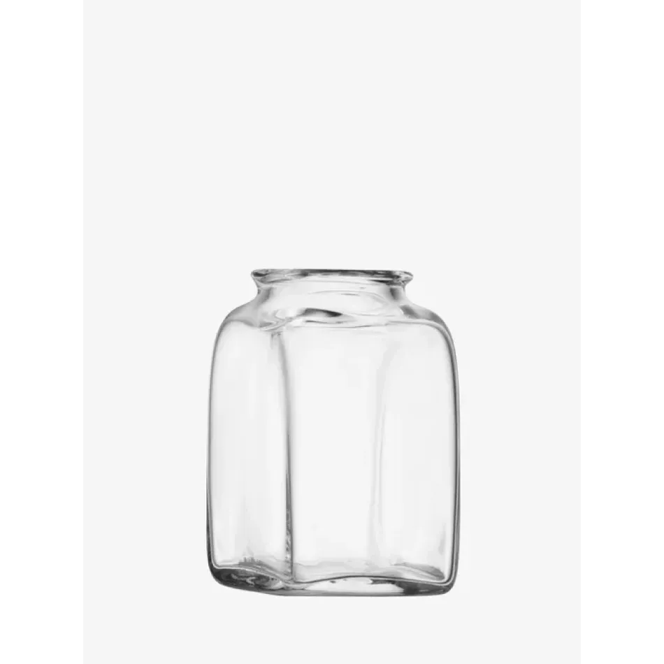Umberto Vase Height 5.5 in Clear