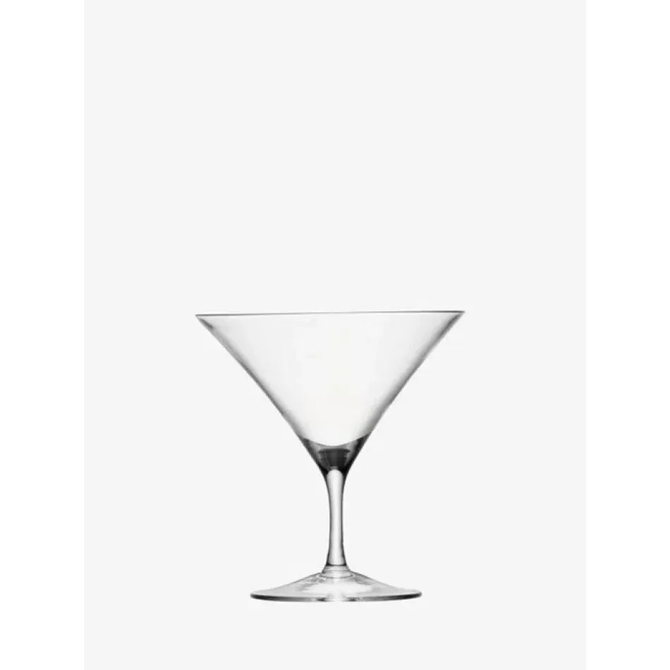 Bar Martini Glass 6 oz Clear, Set of 2