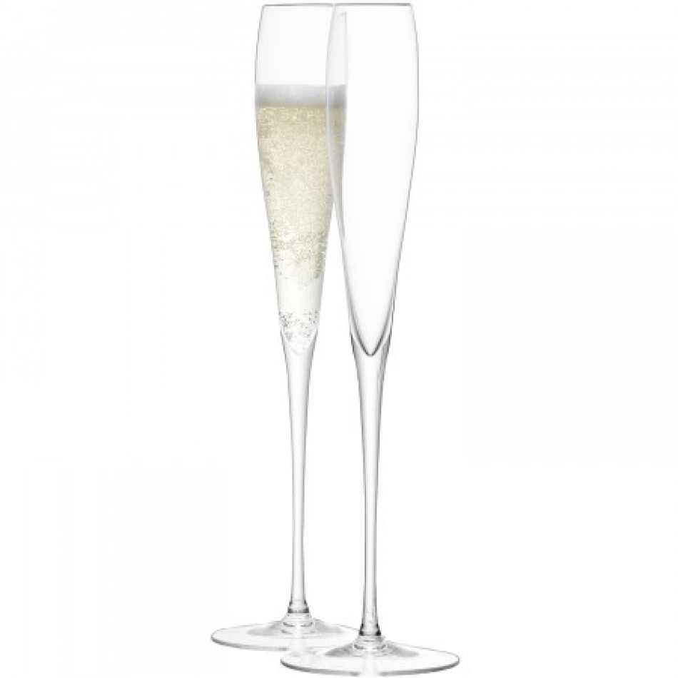 Wine Grand Champagne Flute 3.5 oz Clear, Set of 2