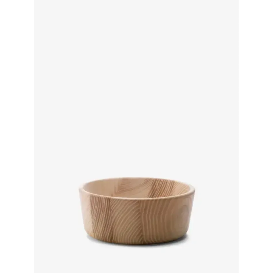 Collective Ash Wood Bowl Round 6in H2.25in