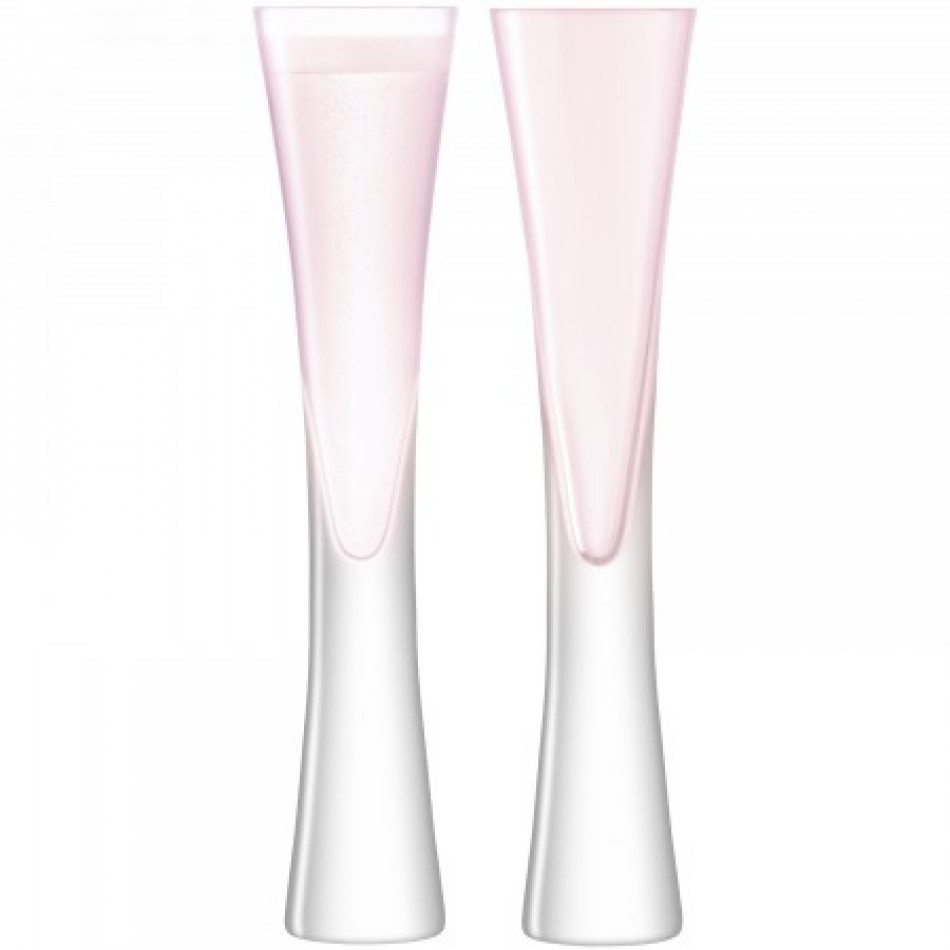 Moya Champagne Flute 6 oz Blush, Set of 2