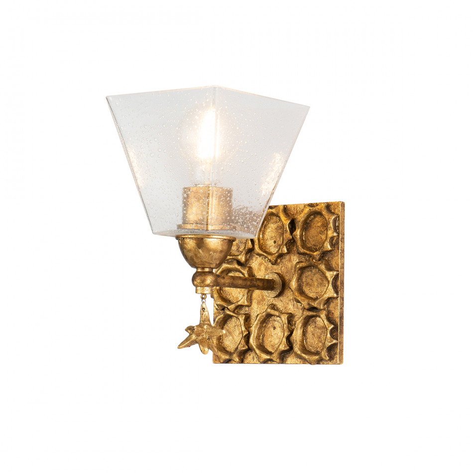 Star 1-Light Wall Sconce Gold