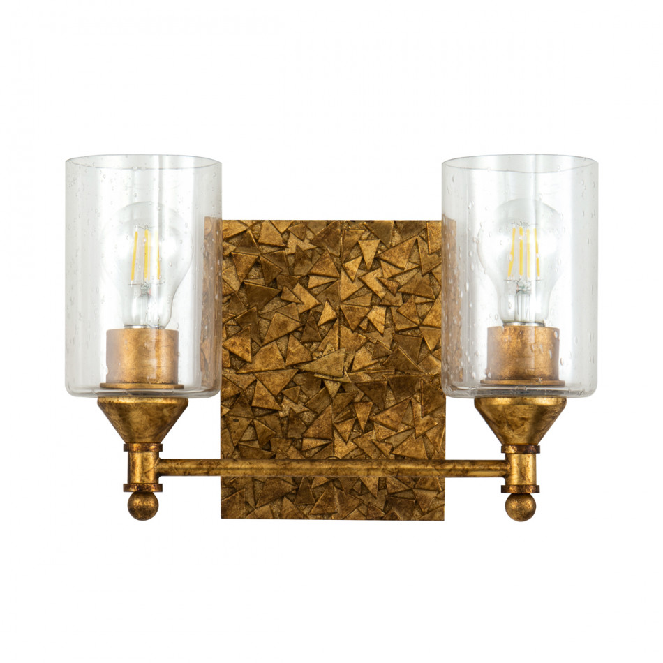 Mosaic 2-Light Vanity-Light Gold