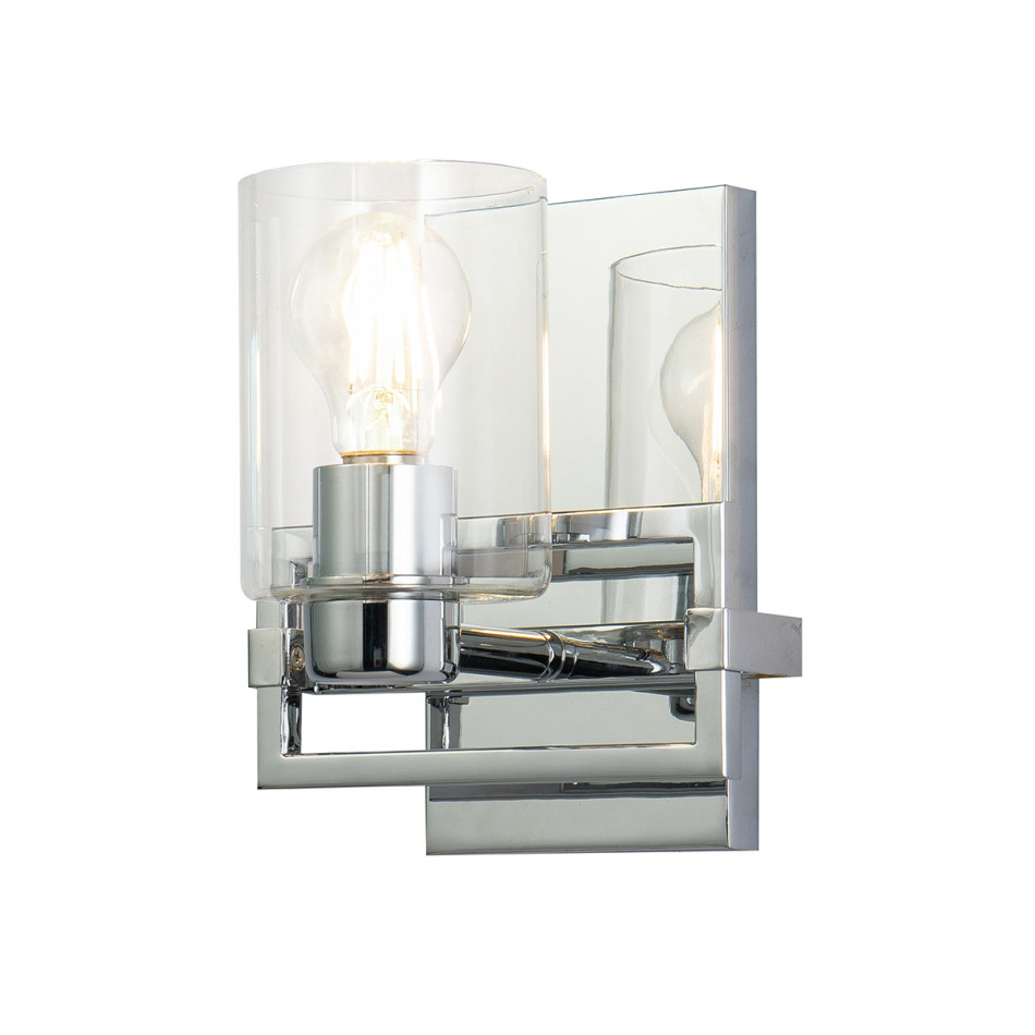 Estes 1-Light Wall Sconce Polished Chrome