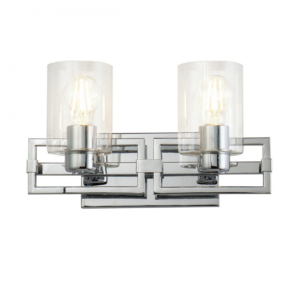 Estes 2-Light Bath Vanity-Light Chrome