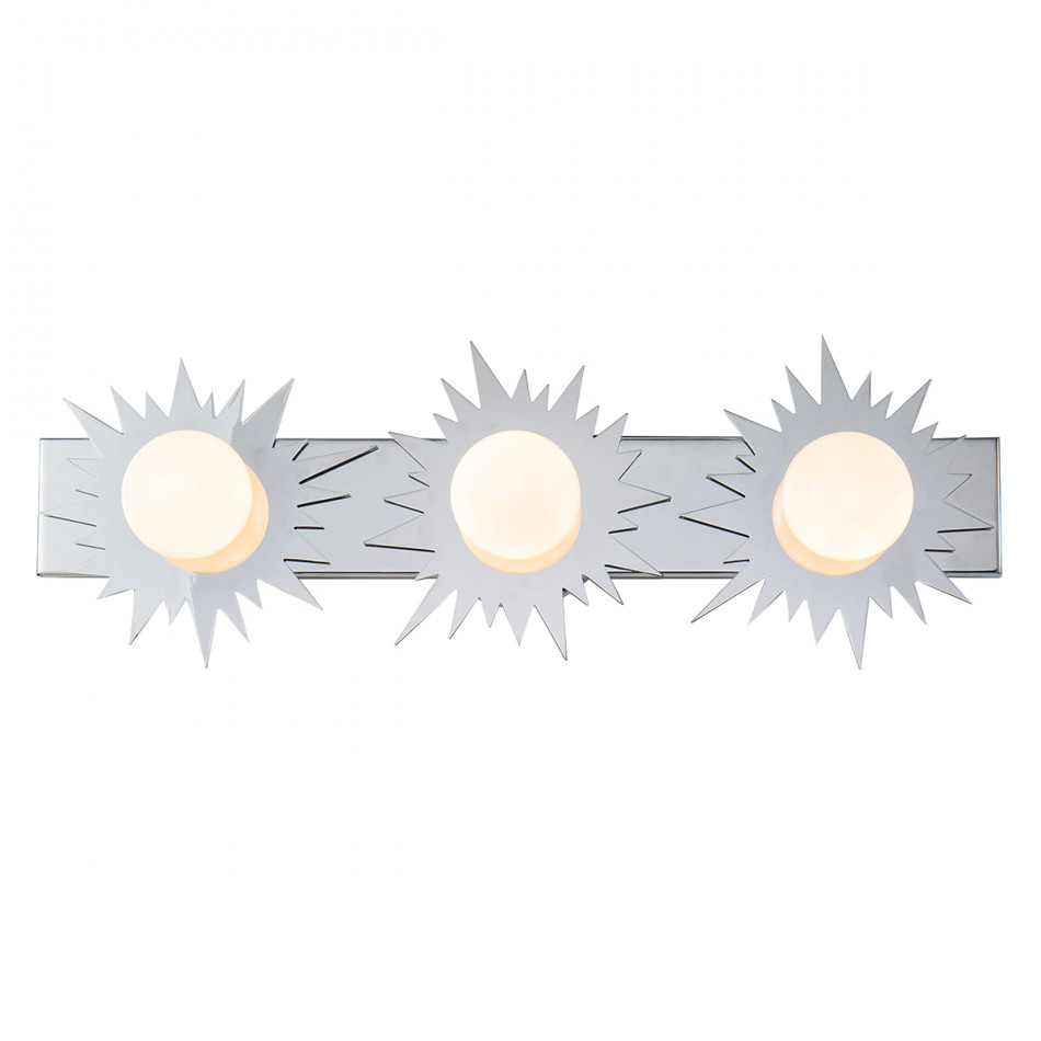Soleil 3-Light Bath Bar Vanity Chrome