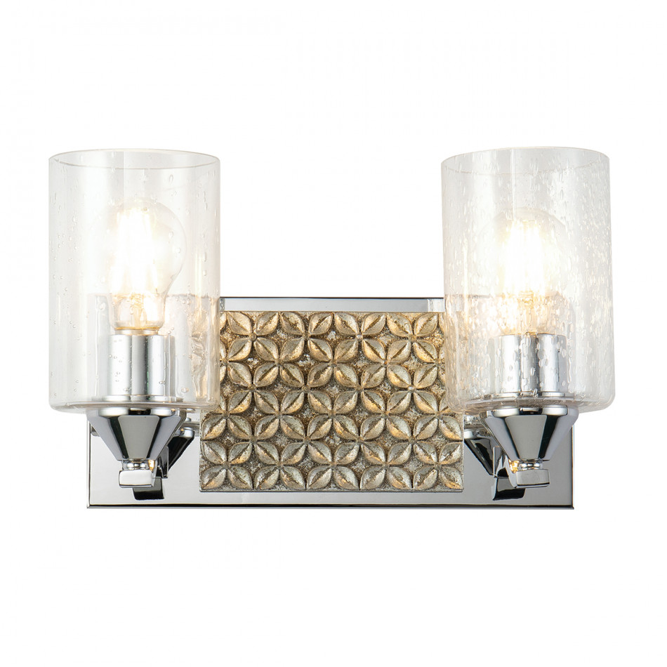 Arcadia 2-Light Bath Vanity Silver