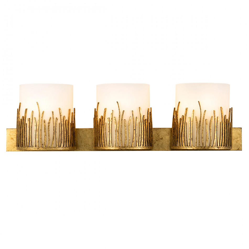 Sawgrass 3-Light Vanity Distressed Gold