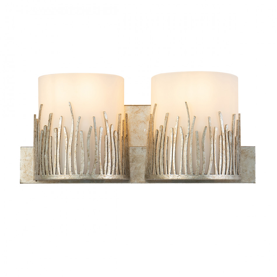 Sawgrass 2-Light Vanity Distressed Silver